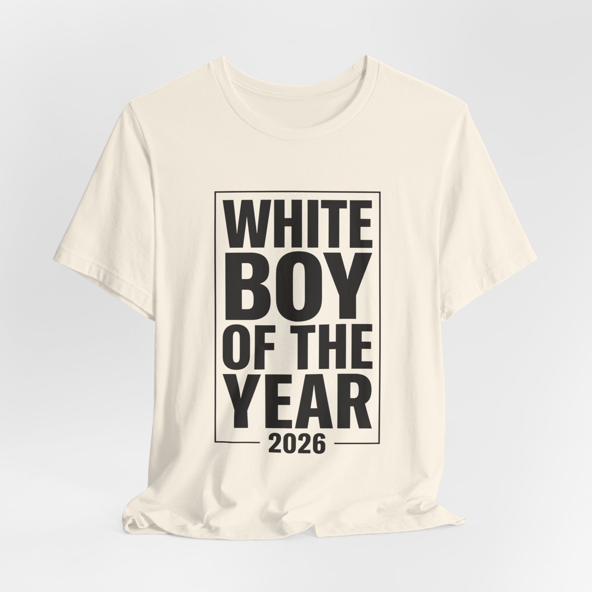 White Boy of the Year T-Shirt | Meme Tee, Ironic Award Shirt