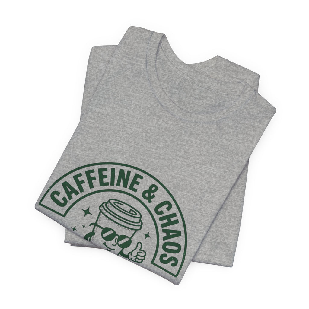 Caffeine & Chaos Dads Club Tee | Dad Identity, Vintage Typography