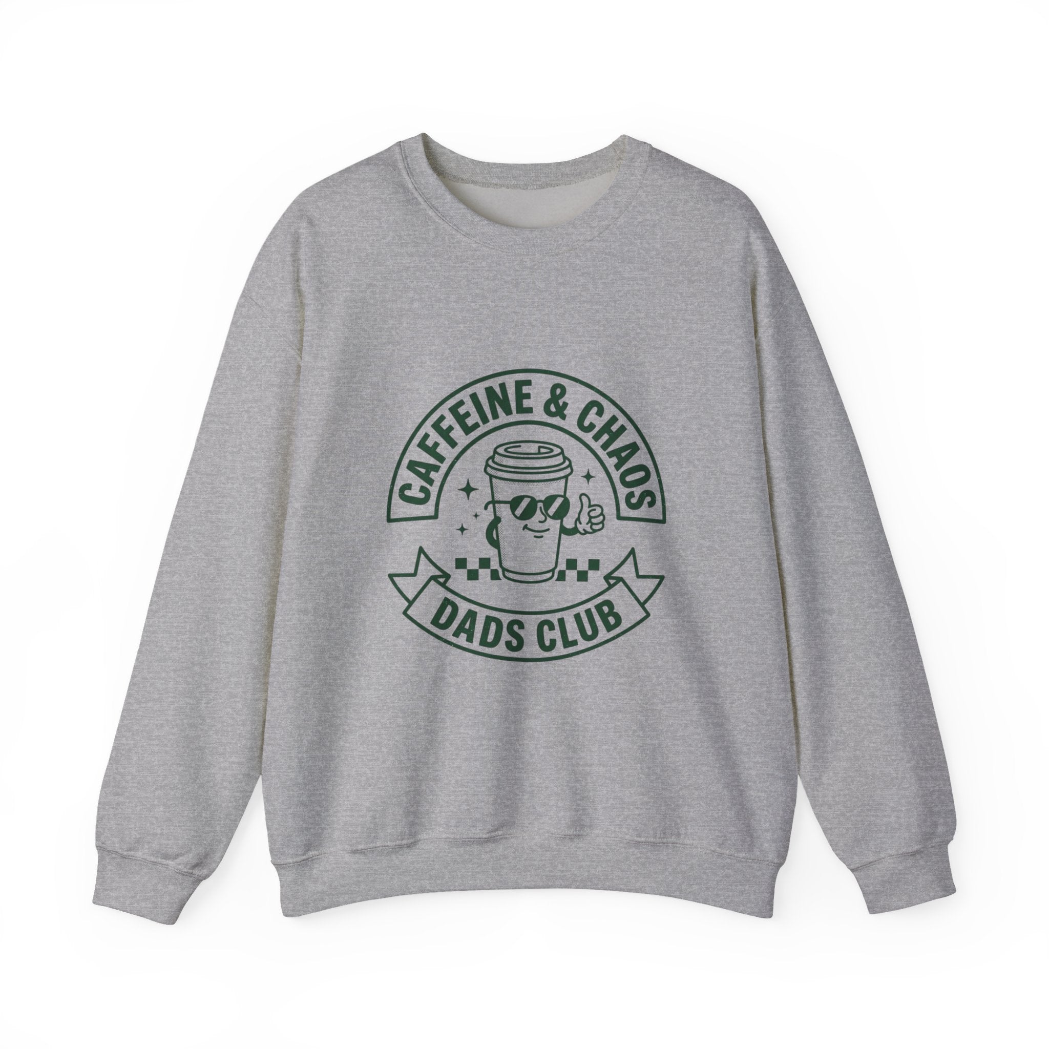 Caffeine & Chaos Dads Club Sweatshirt | Dad Identity, Vintage Streetwear