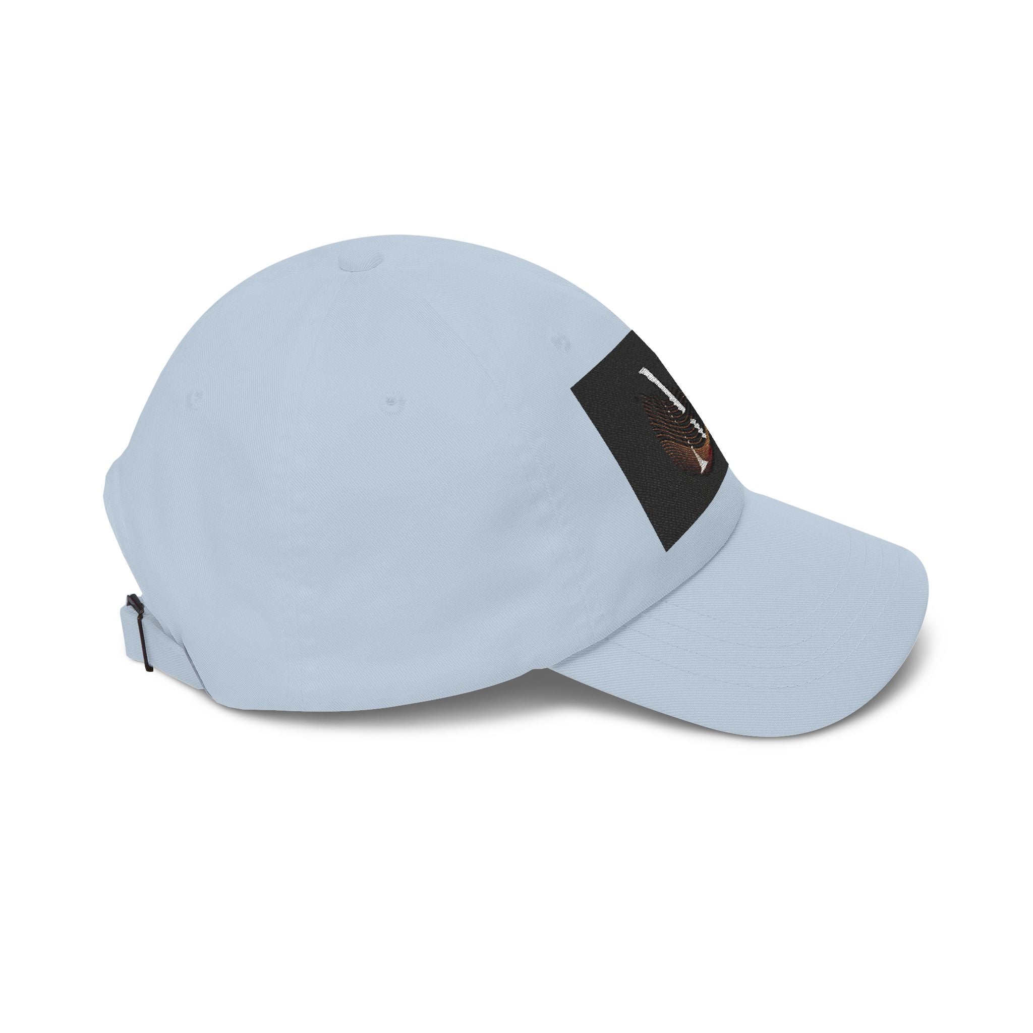Monogram 'M' Dad Cap – Minimalist Leather Patch Baseball Hat