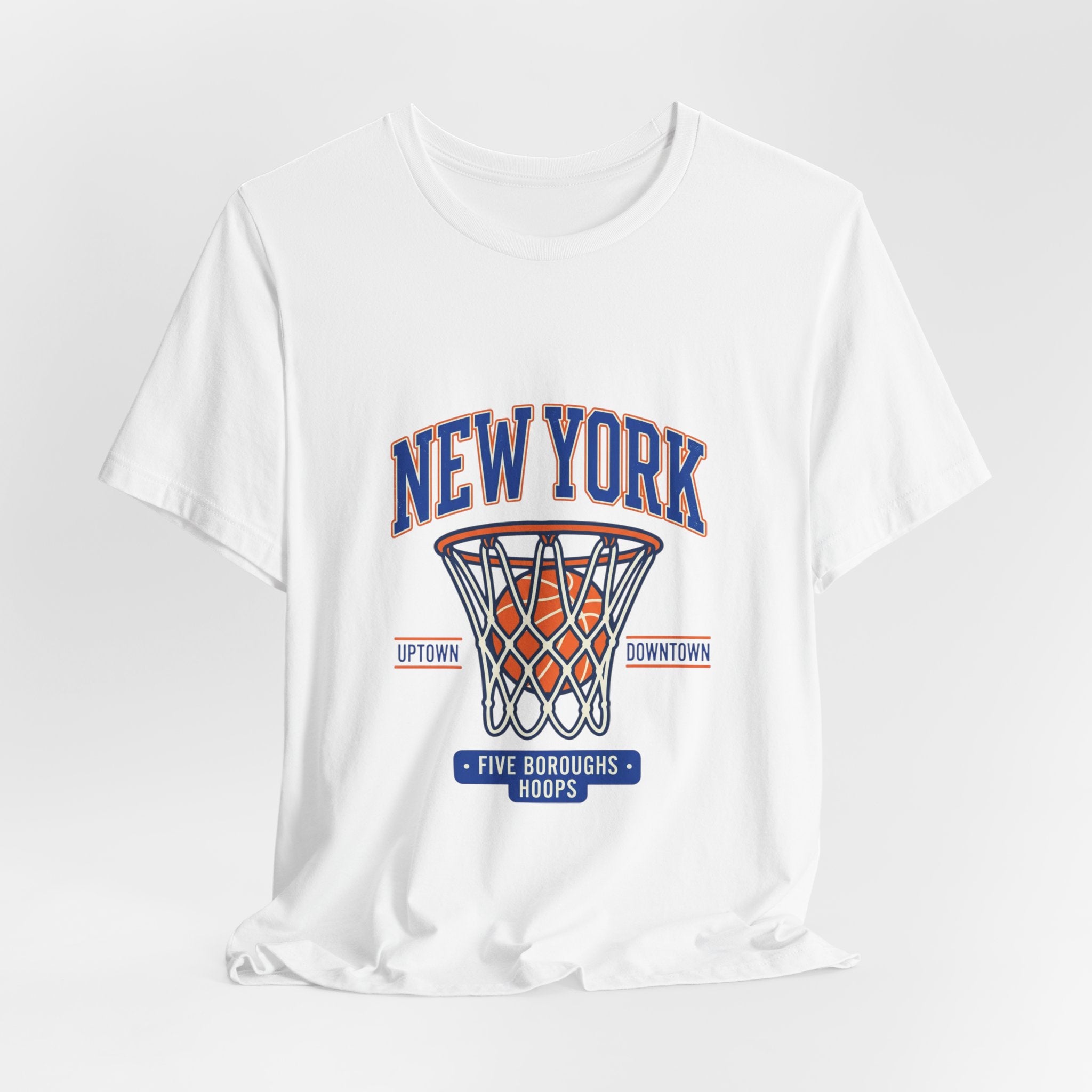 New York Basketball Hoop Tee | Vintage Streetwear, Five Boroughs