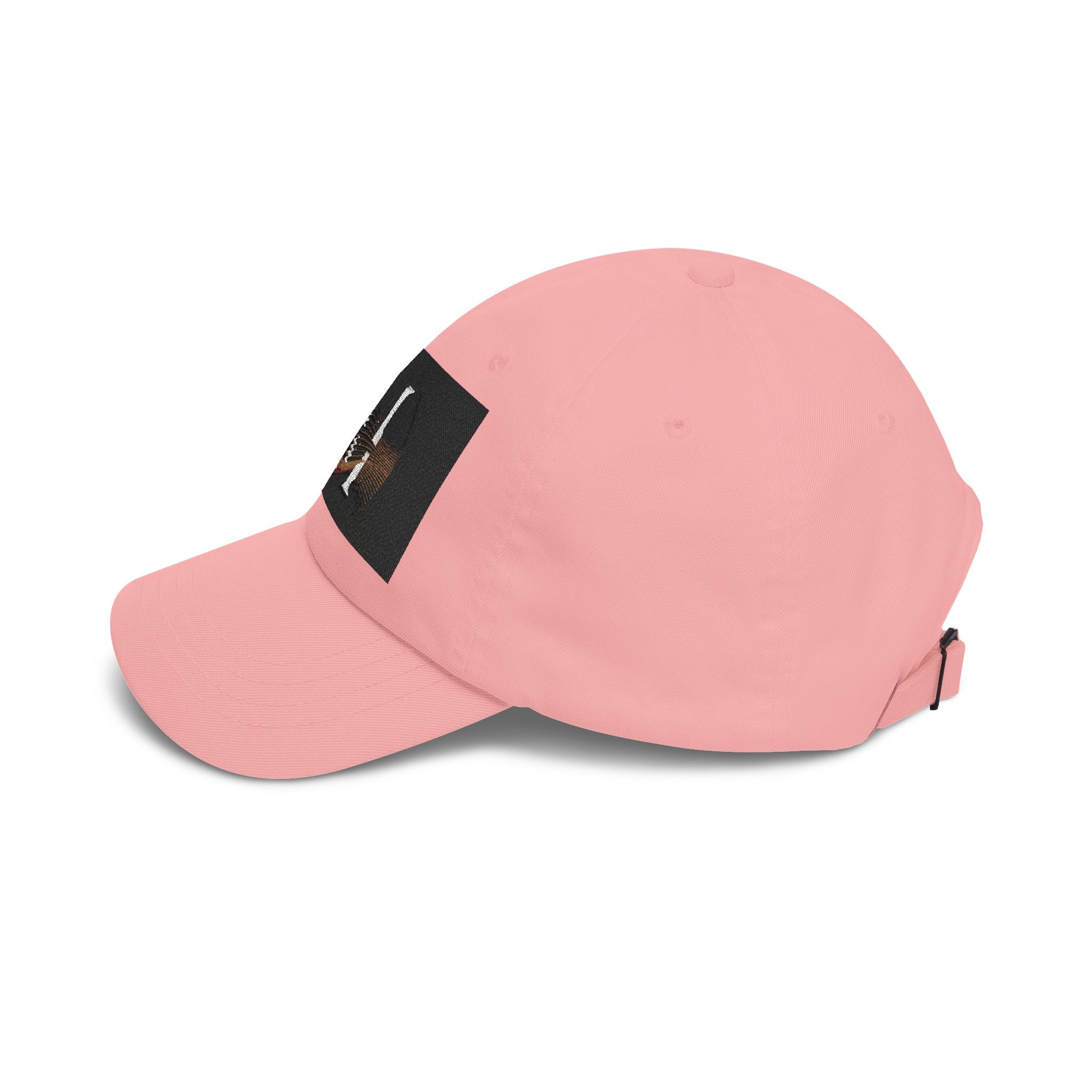 Monogram 'M' Dad Cap – Minimalist Leather Patch Baseball Hat