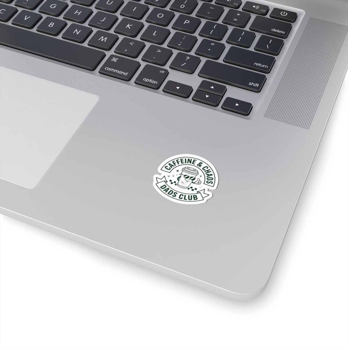 Caffeine & Chaos Dads Club Sticker | Dad Identity, Vintage Streetwear