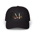 Monogram 'M' Dad Cap – Minimalist Leather Patch Baseball Hat