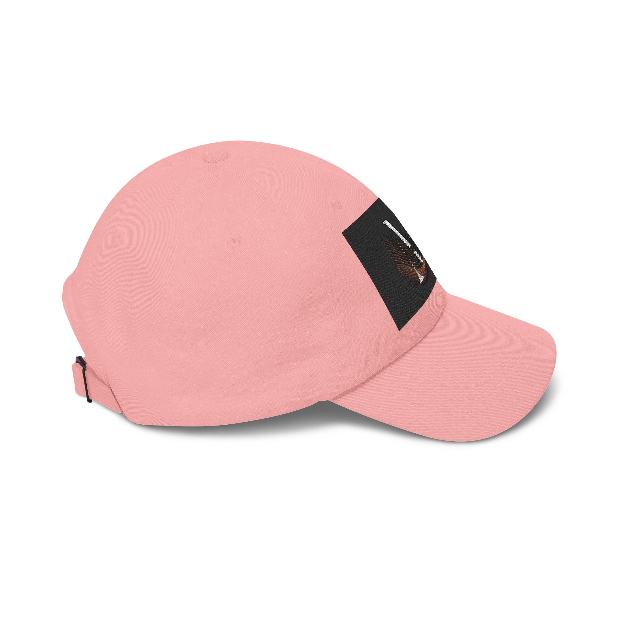 Monogram 'M' Dad Cap – Minimalist Leather Patch Baseball Hat