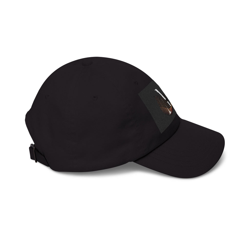 Monogram 'M' Dad Cap – Minimalist Leather Patch Baseball Hat