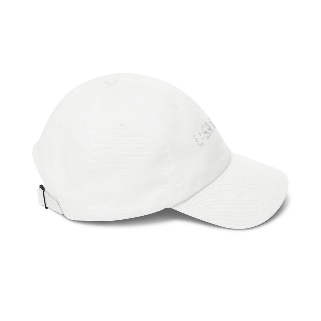 USA WC26 Embroidered Dad Cap — Minimalist White Baseball Hat