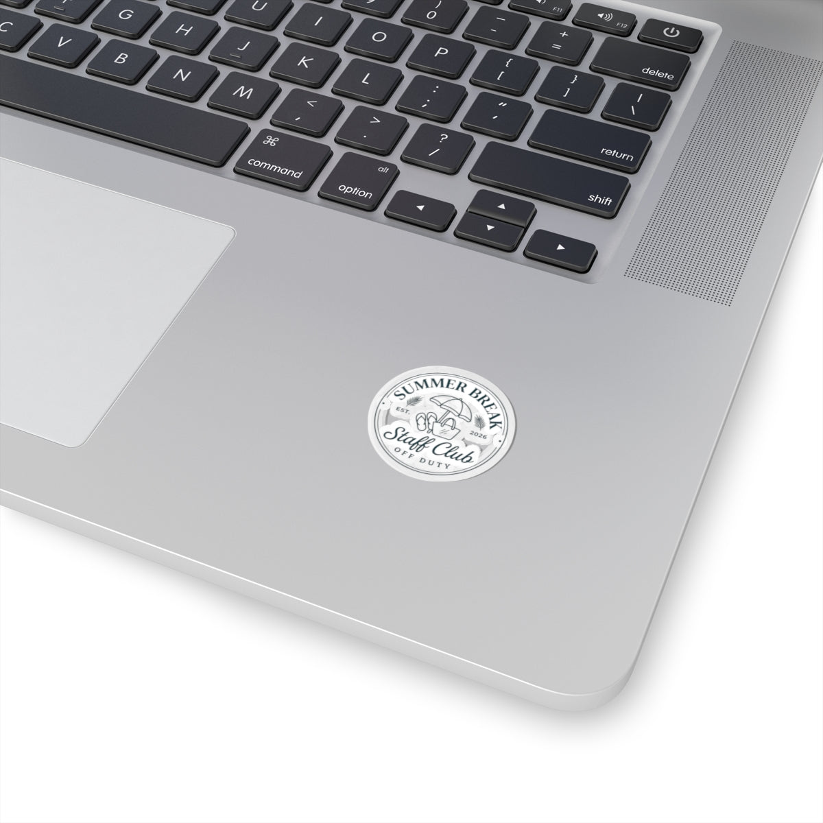 Summer Break Staff Club Sticker | Teacher Off Duty, Retro Beach Badge