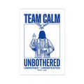 Team Calm Unbothered Sticker | Pope‑coded, Quiet Power, Divine Symbolism