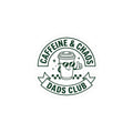 Caffeine & Chaos Dads Club Sticker | Dad Identity, Vintage Streetwear