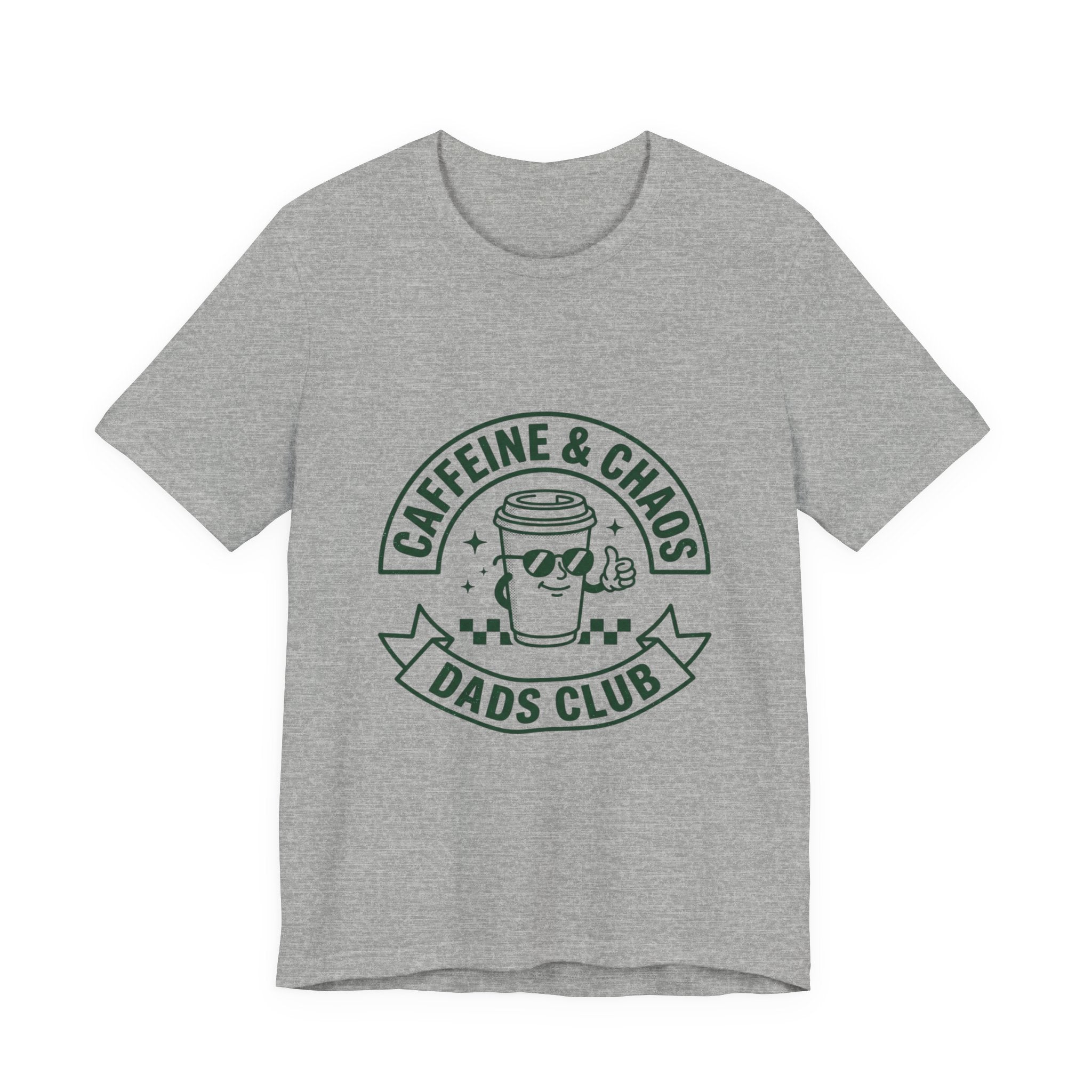 Caffeine & Chaos Dads Club Tee | Dad Identity, Vintage Typography