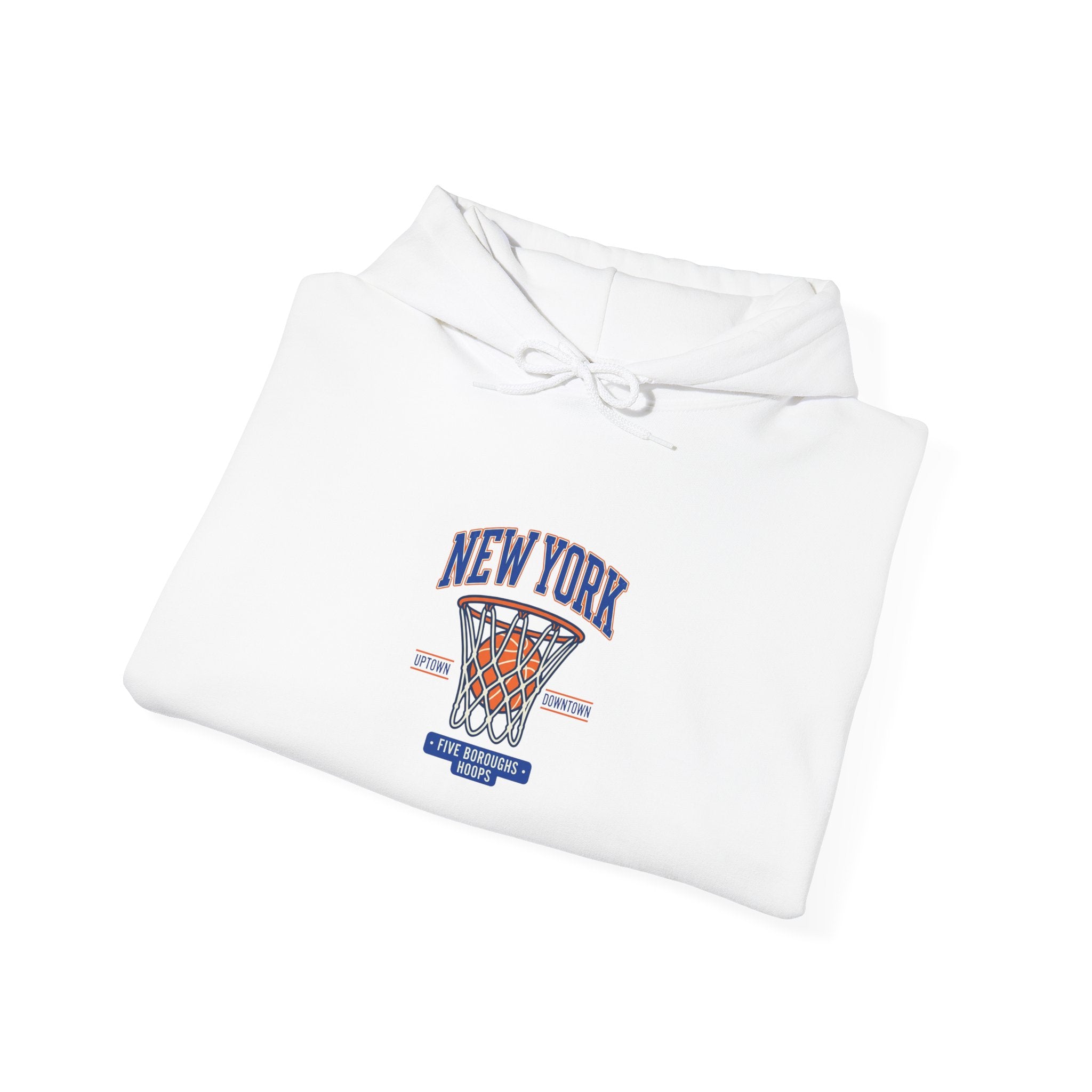 New York Basketball Hoop Hoodie | Vintage NYC Streetwear