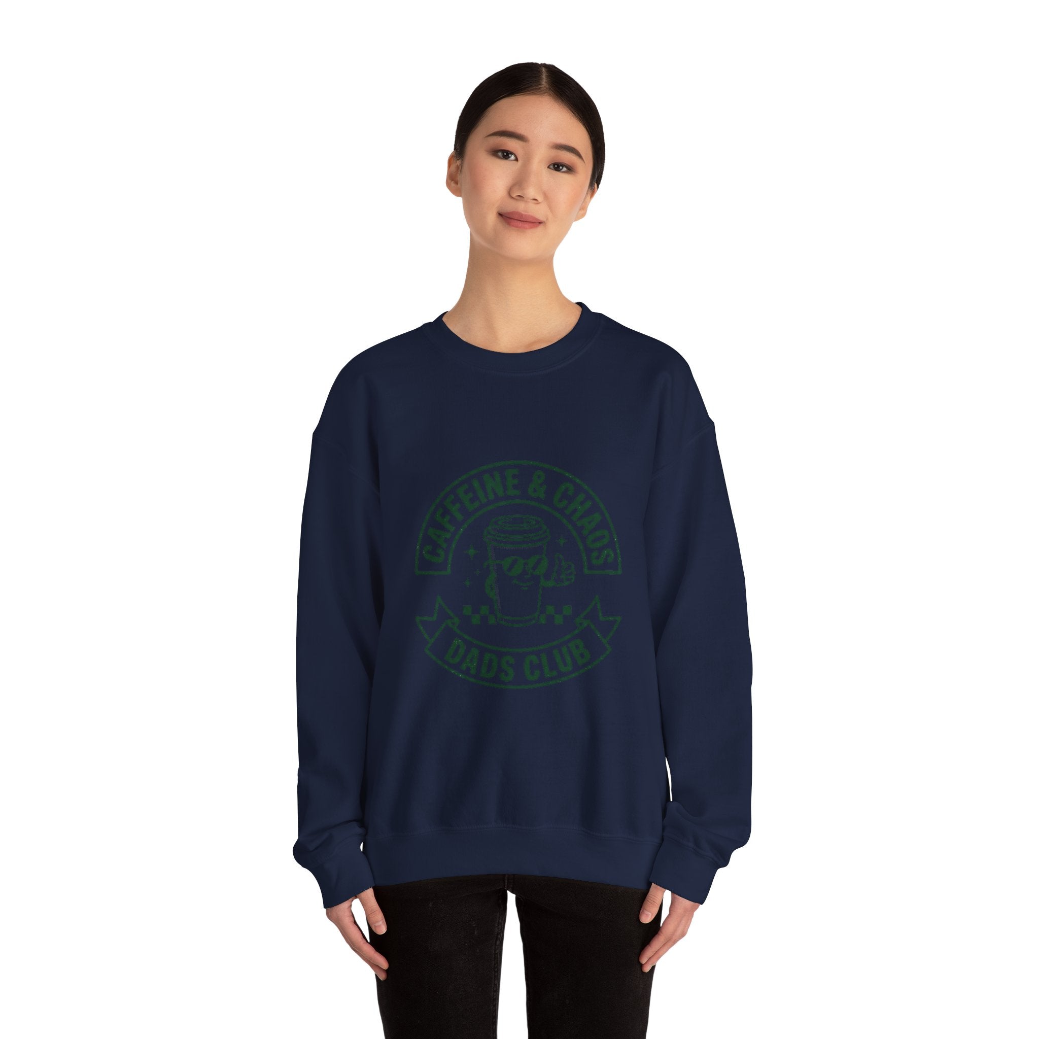 Caffeine & Chaos Dads Club Sweatshirt | Dad Identity, Vintage Streetwear
