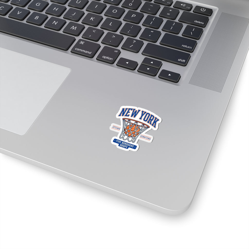 New York Basketball Hoop Sticker | Vintage 80s/90s Streetwear, Five Boroughs