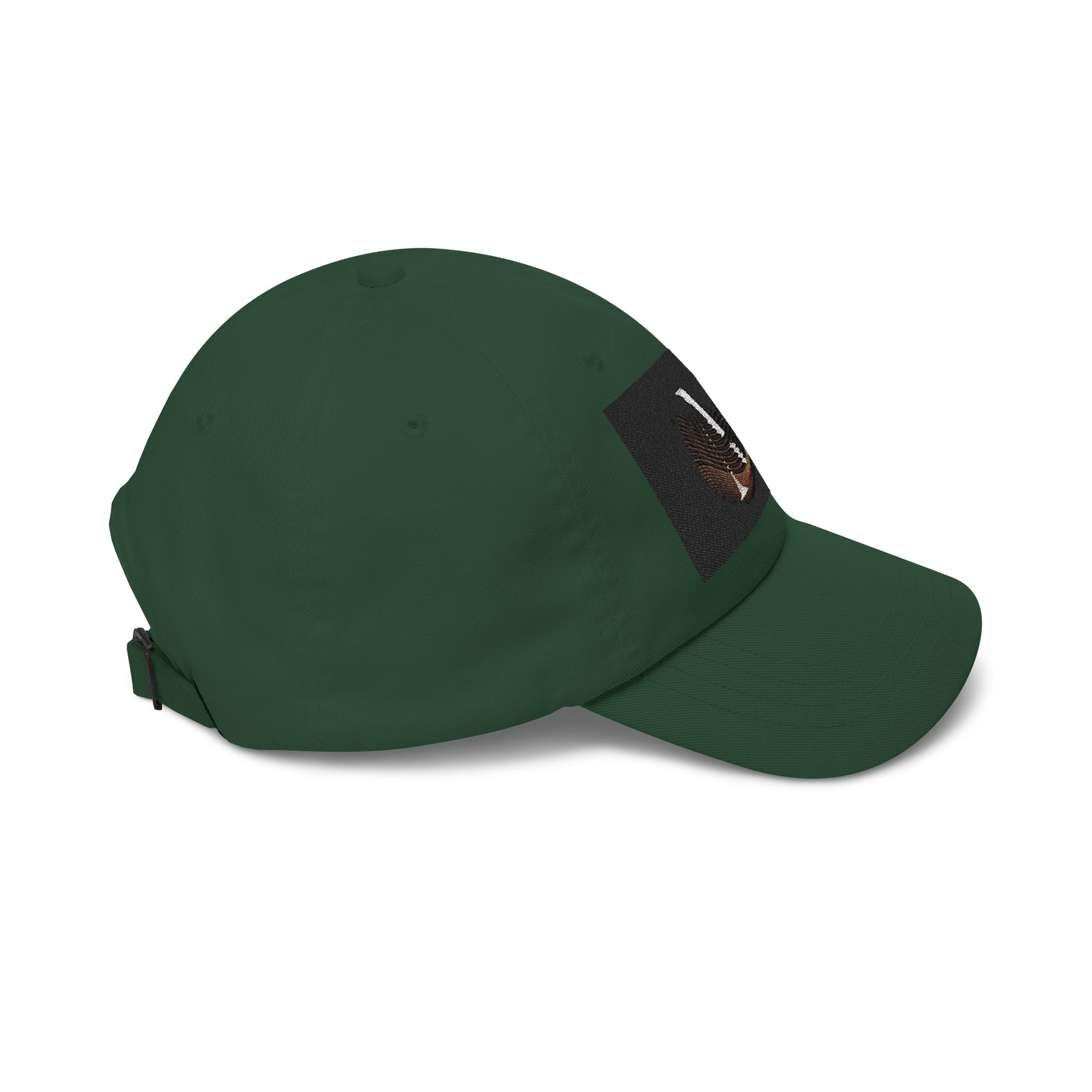 Monogram 'M' Dad Cap – Minimalist Leather Patch Baseball Hat