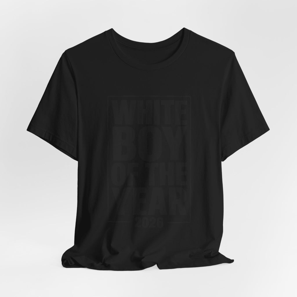 White Boy of the Year T-Shirt | Meme Tee, Ironic Award Shirt