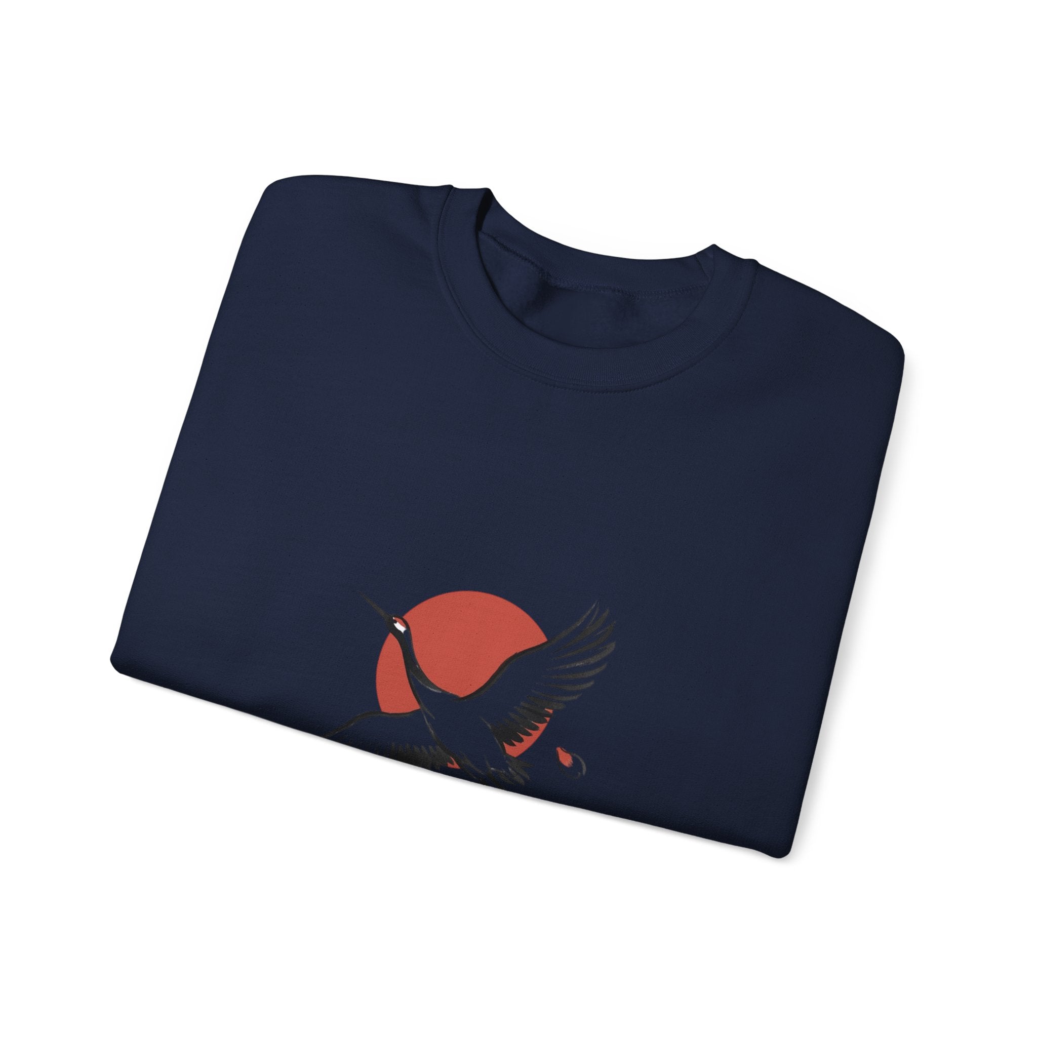 Cranes & Rising Sun Sweatshirt | Japanese Streetwear, Kanji Cherry Blossom