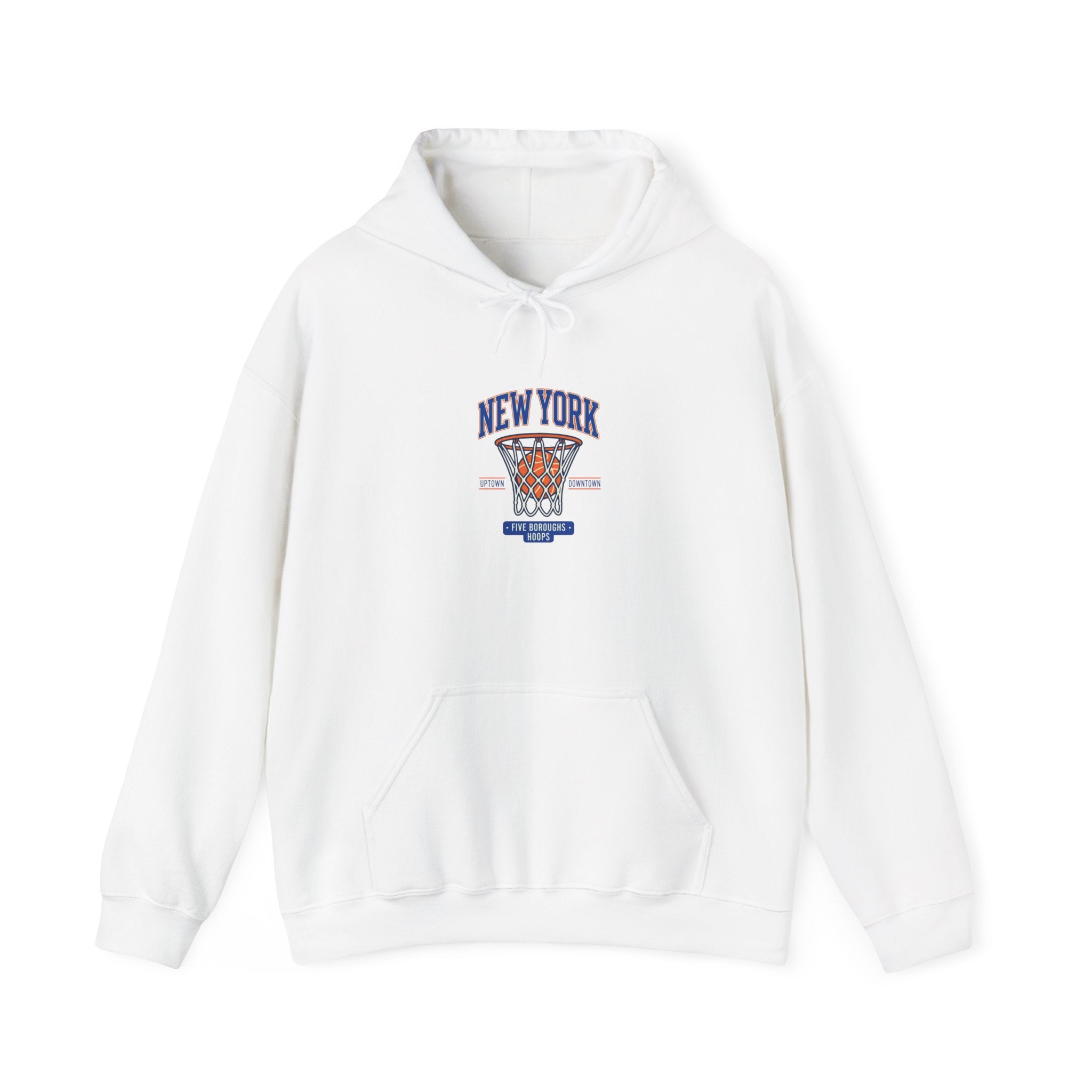 New York Basketball Hoop Hoodie | Vintage NYC Streetwear