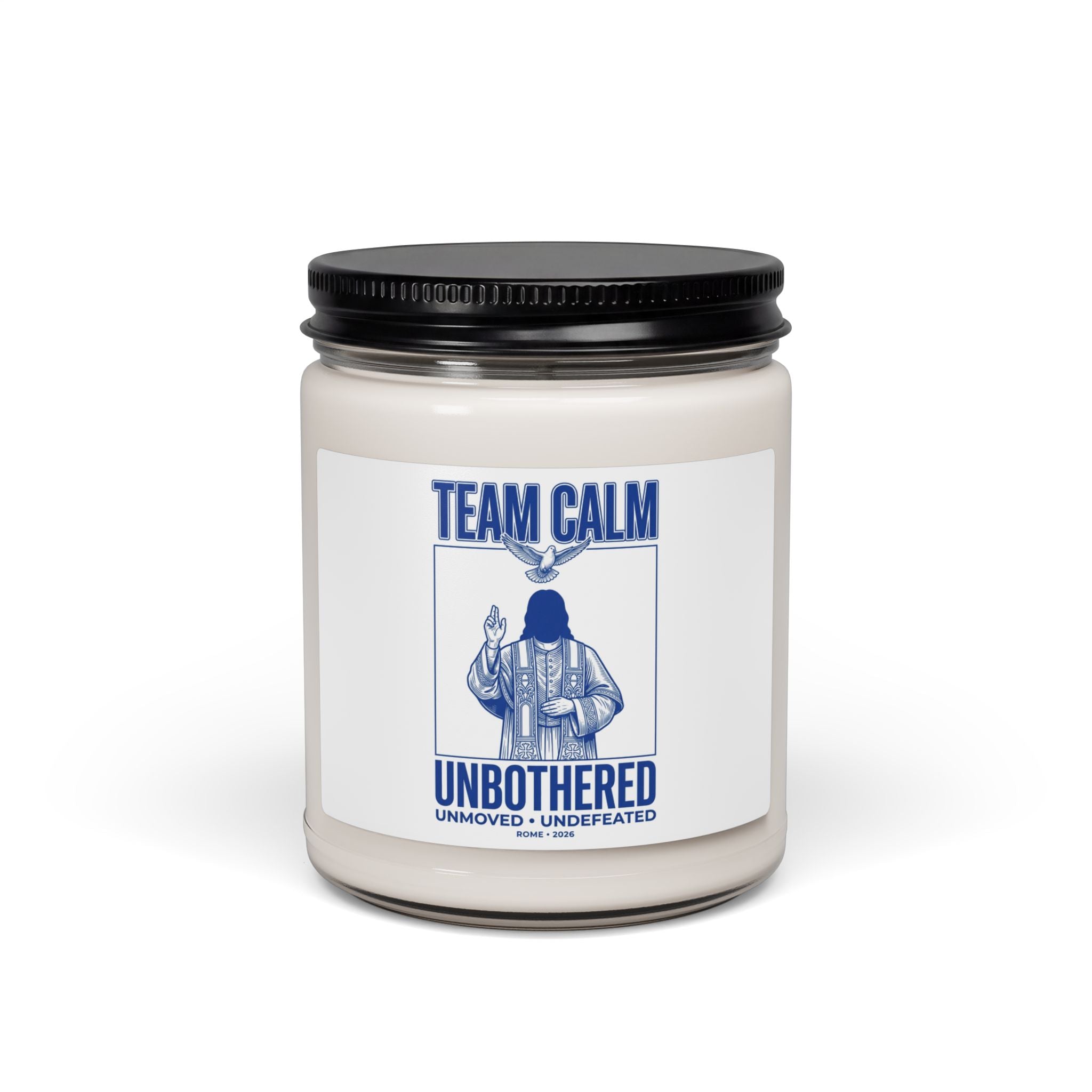 Team Calm Unbothered Soy Candle, 9oz | Quiet Power, Spiritual Symbolism