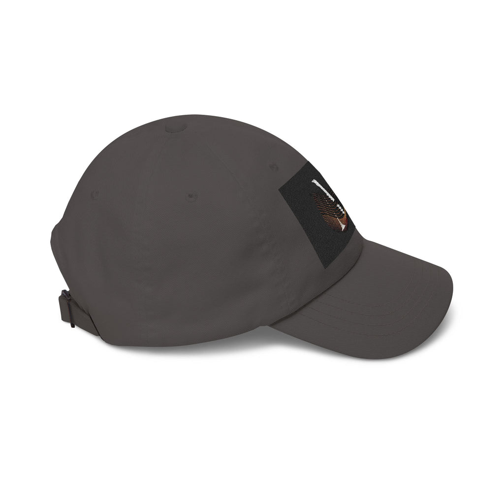 Monogram 'M' Dad Cap – Minimalist Leather Patch Baseball Hat