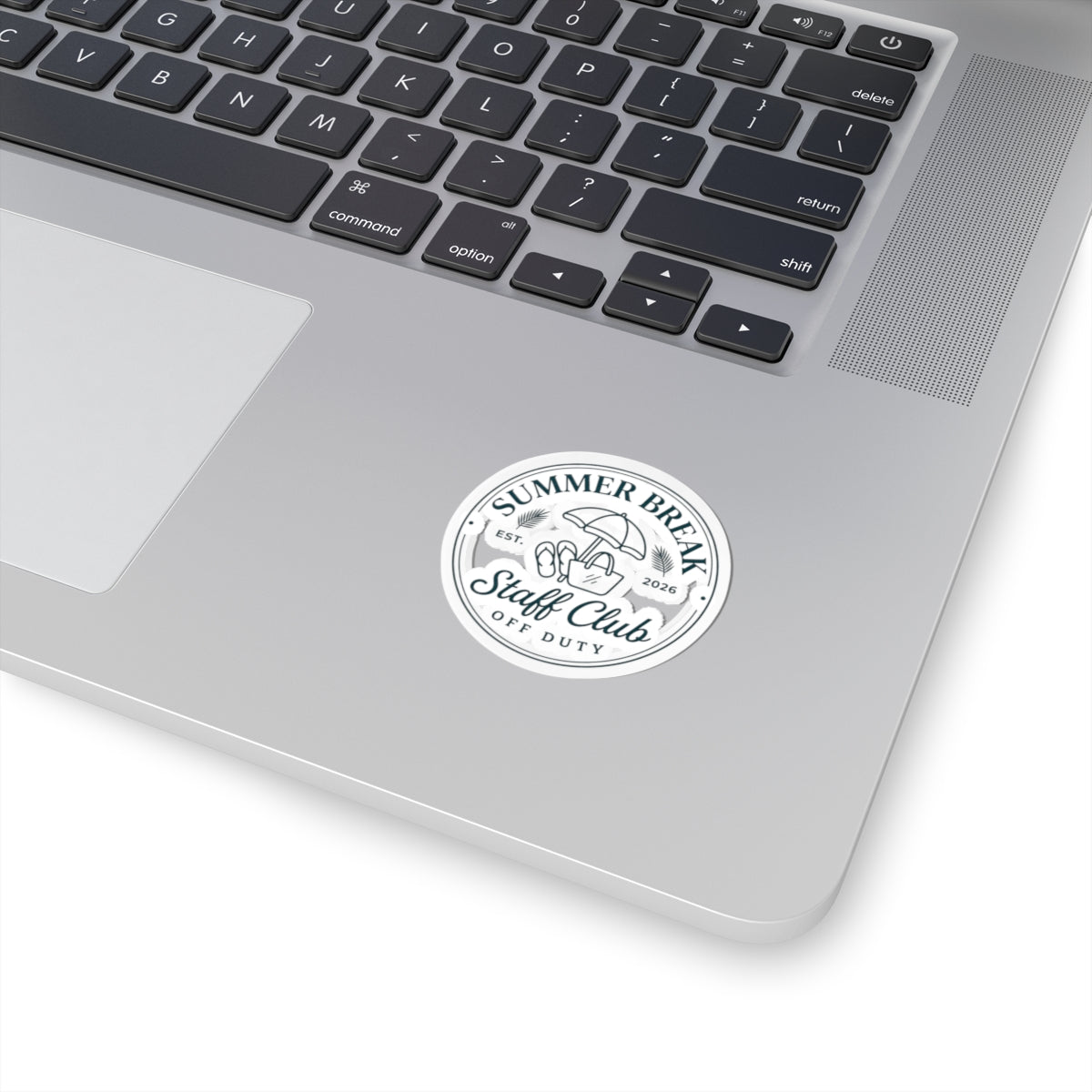 Summer Break Staff Club Sticker | Teacher Off Duty, Retro Beach Badge