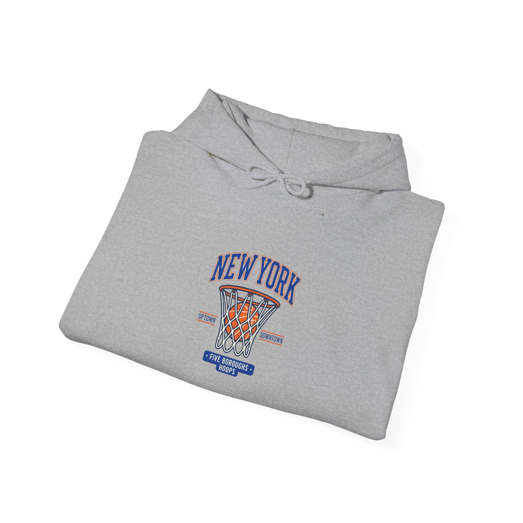 New York Basketball Hoop Hoodie | Vintage NYC Streetwear