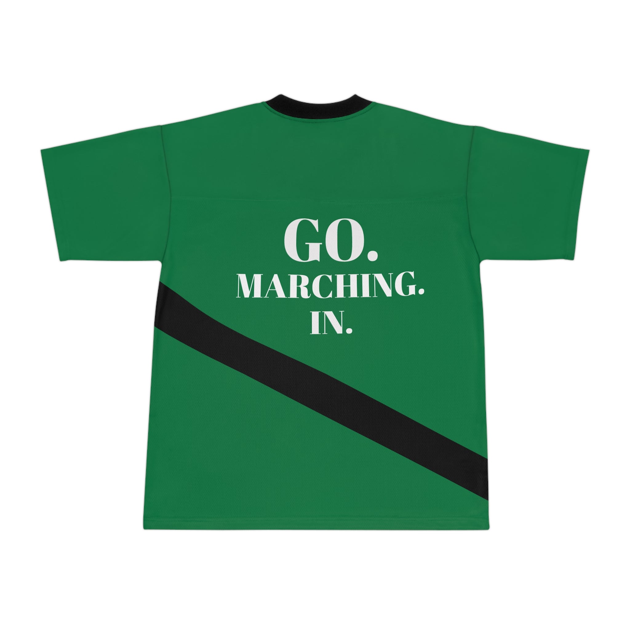 Argyle Football Pilgrimarmy Jersey — Green Fan Football Jersey (“GO. MARCHING. IN.”)