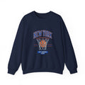 New York Basketball Hoop Crewneck Sweatshirt | Vintage NYC Streetwear