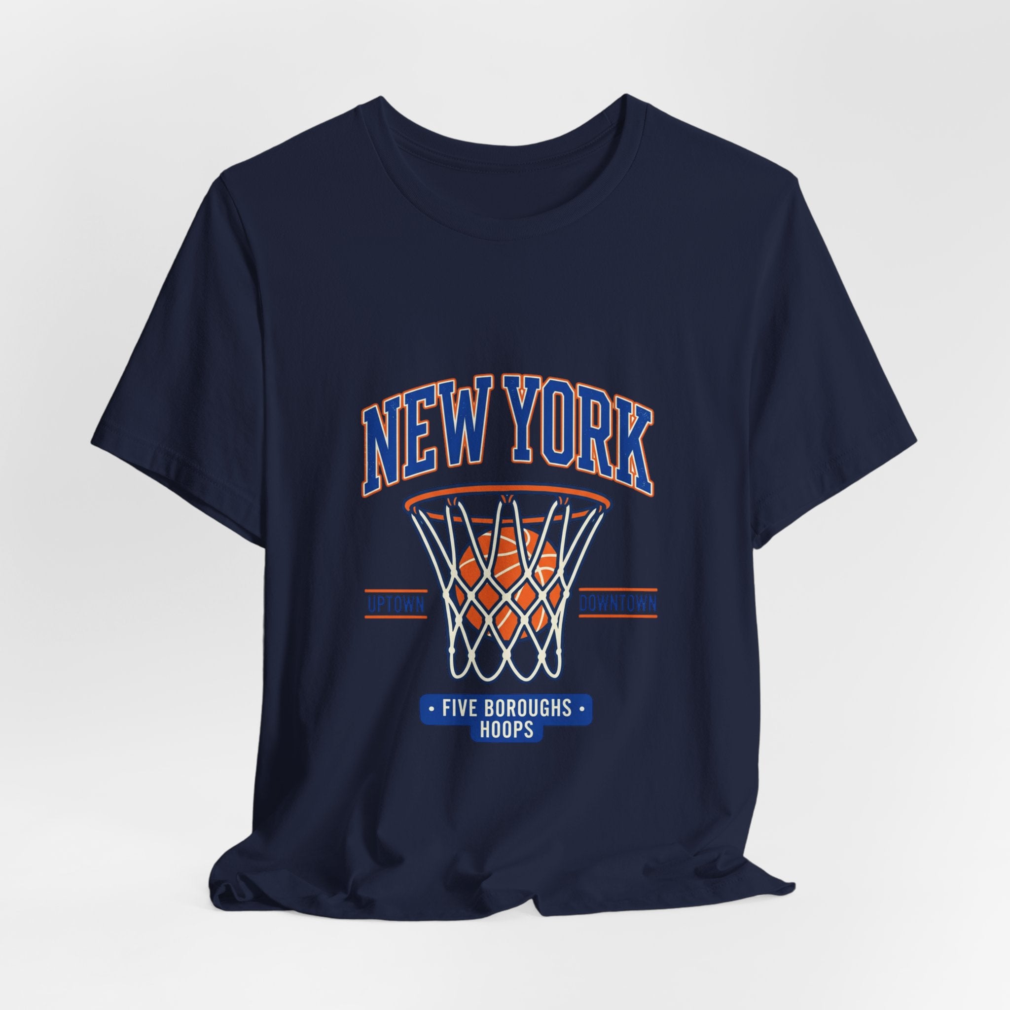 New York Basketball Hoop Tee | Vintage Streetwear, Five Boroughs