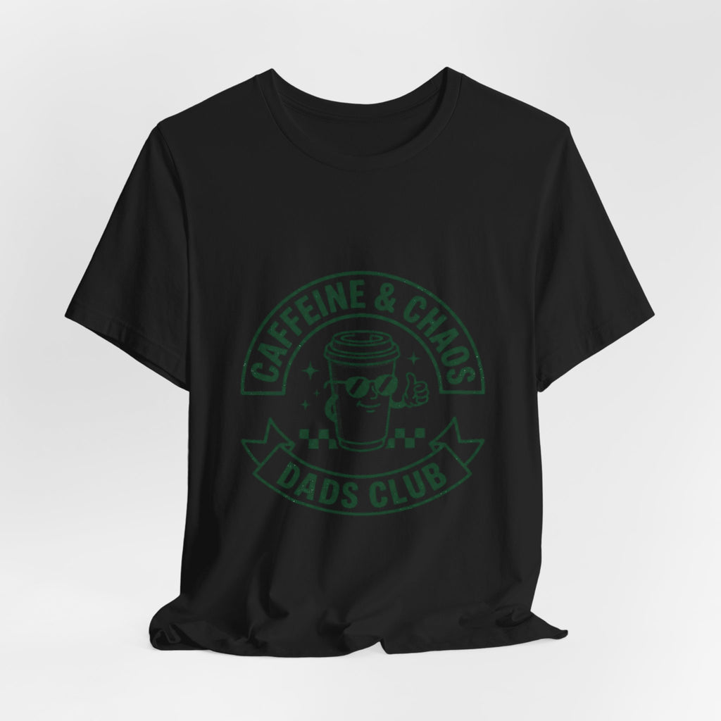Caffeine & Chaos Dads Club Tee | Dad Identity, Vintage Typography