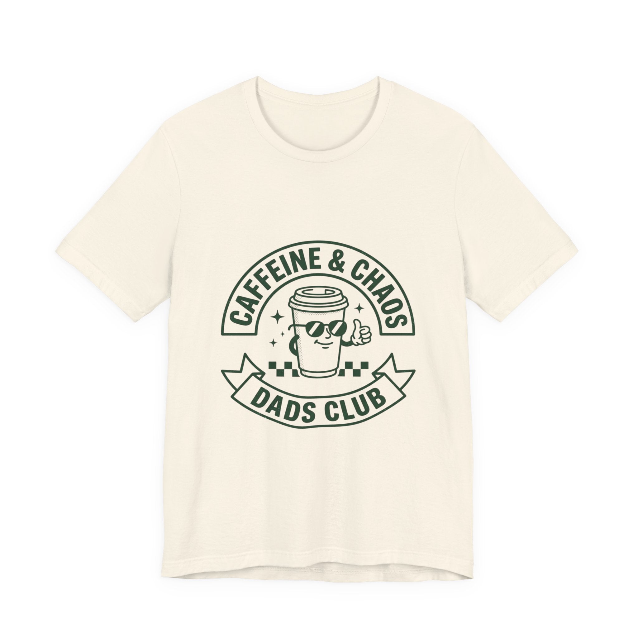 Caffeine & Chaos Dads Club Tee | Dad Identity, Vintage Typography