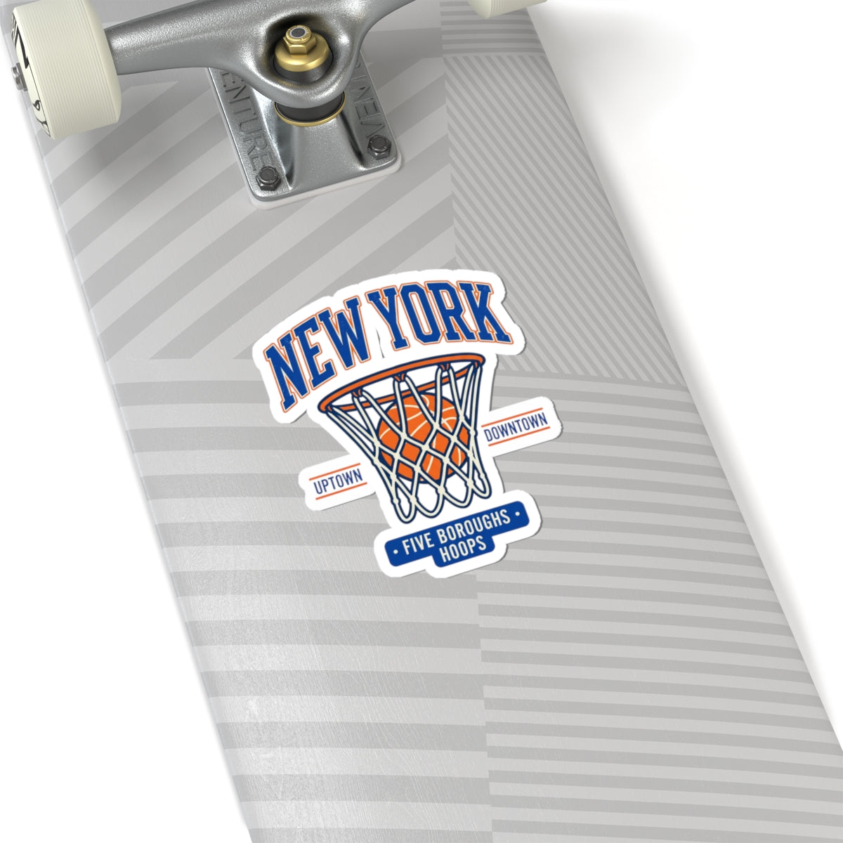 New York Basketball Hoop Sticker | Vintage 80s/90s Streetwear, Five Boroughs