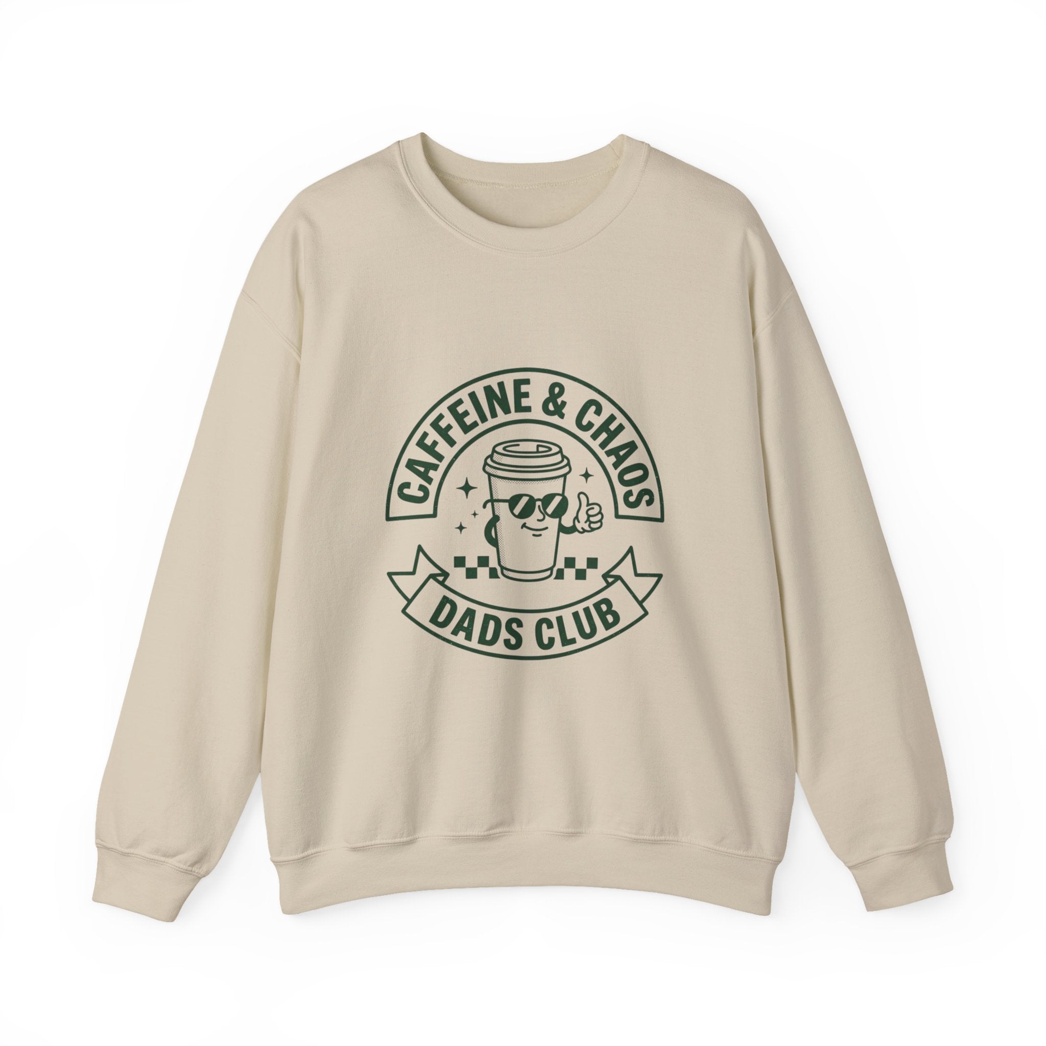 Caffeine & Chaos Dads Club Sweatshirt | Dad Identity, Vintage Streetwear