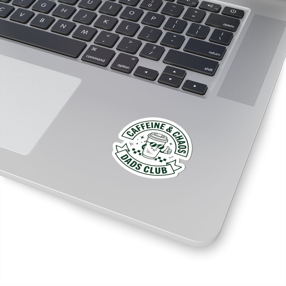 Caffeine & Chaos Dads Club Sticker | Dad Identity, Vintage Streetwear