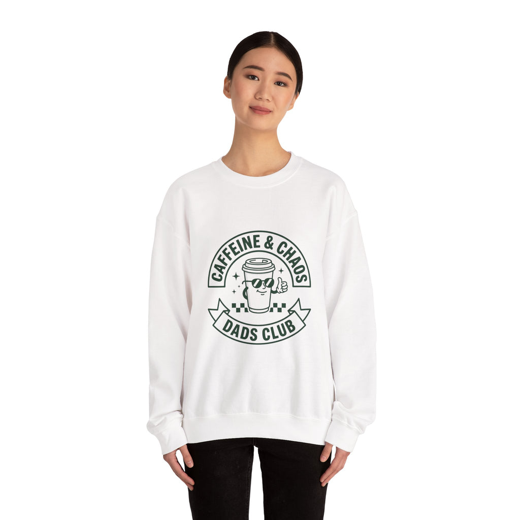 Caffeine & Chaos Dads Club Sweatshirt | Dad Identity, Vintage Streetwear
