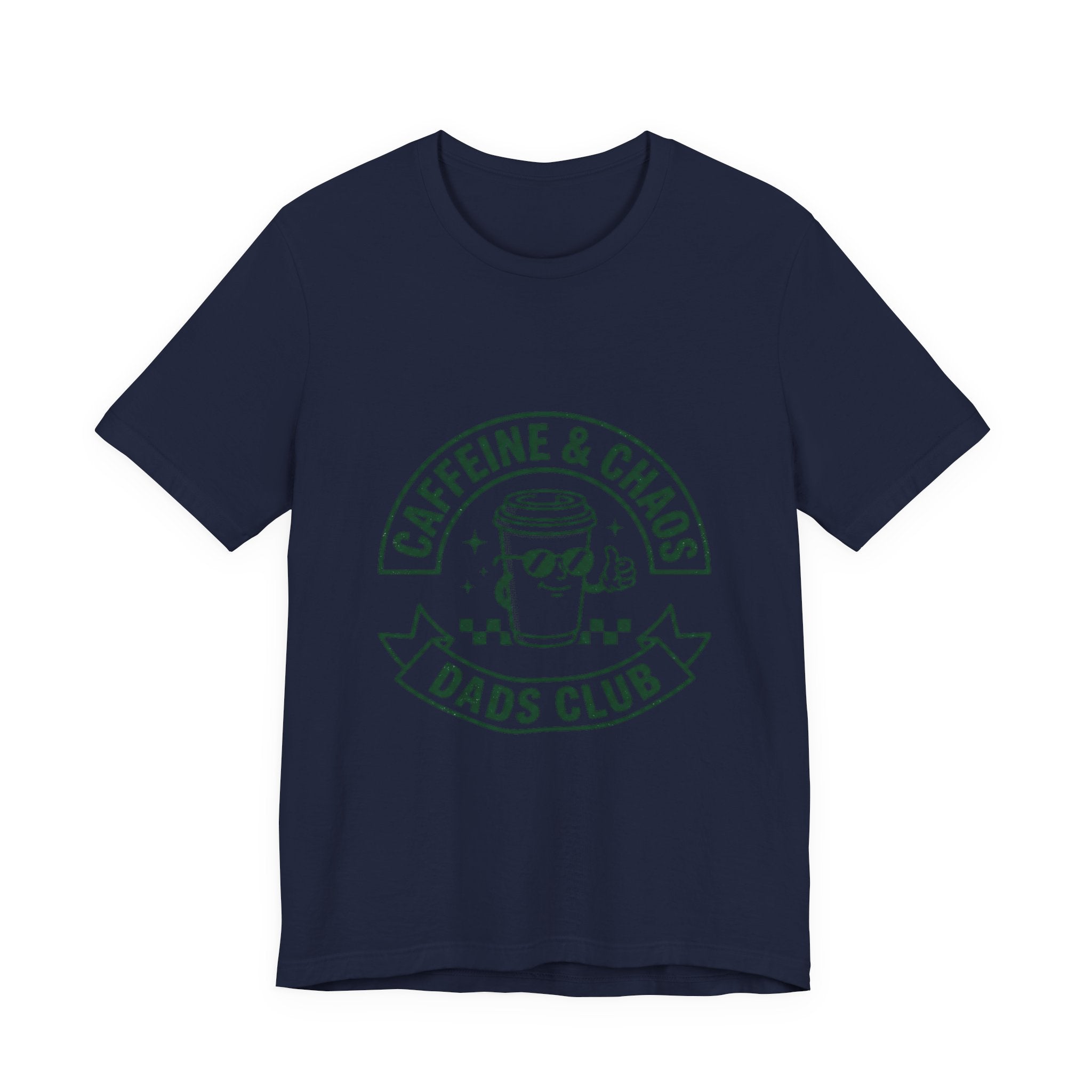 Caffeine & Chaos Dads Club Tee | Dad Identity, Vintage Typography