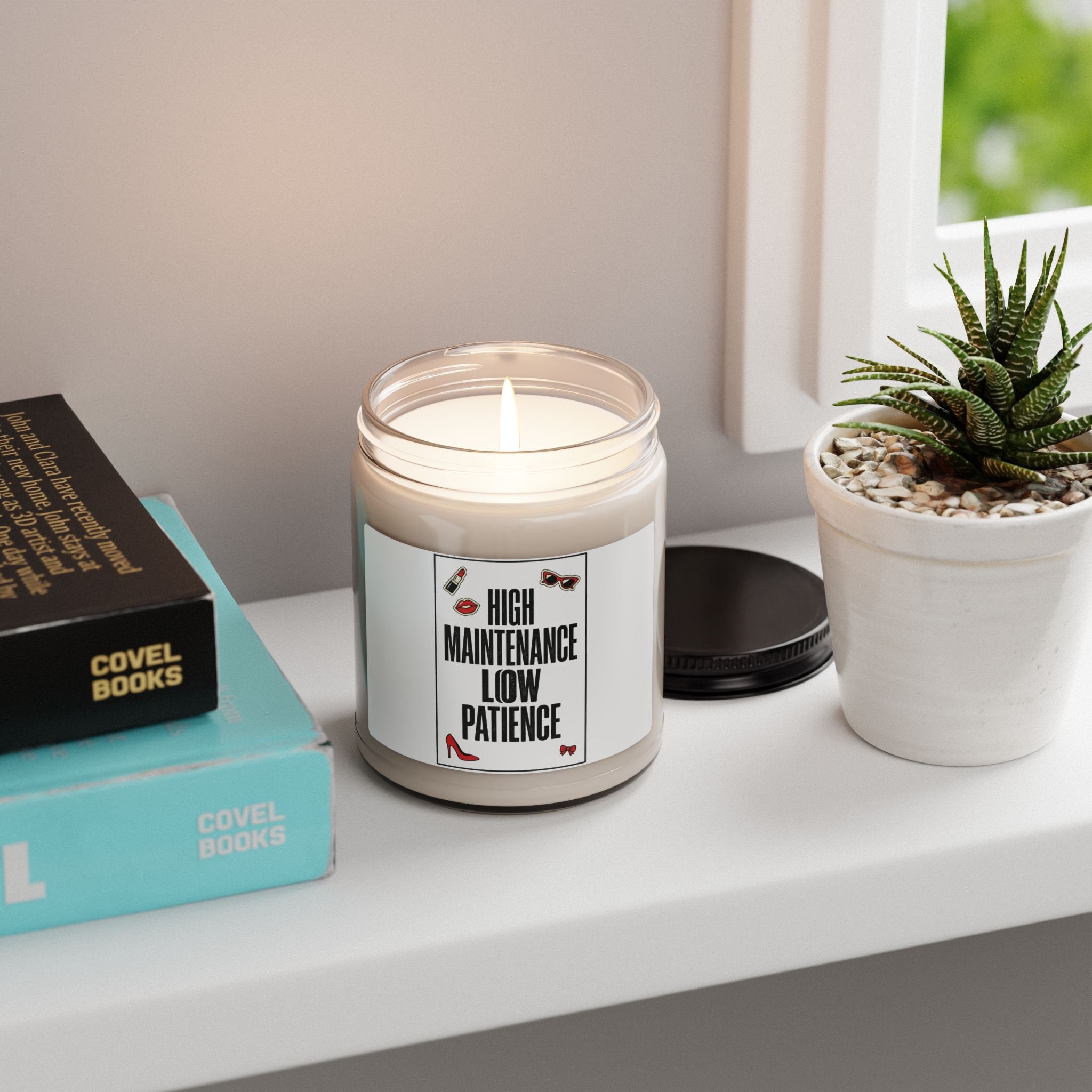 High Maintenance Low Patience Candle | Soy Candle, Fashion-Editorial Slogan
