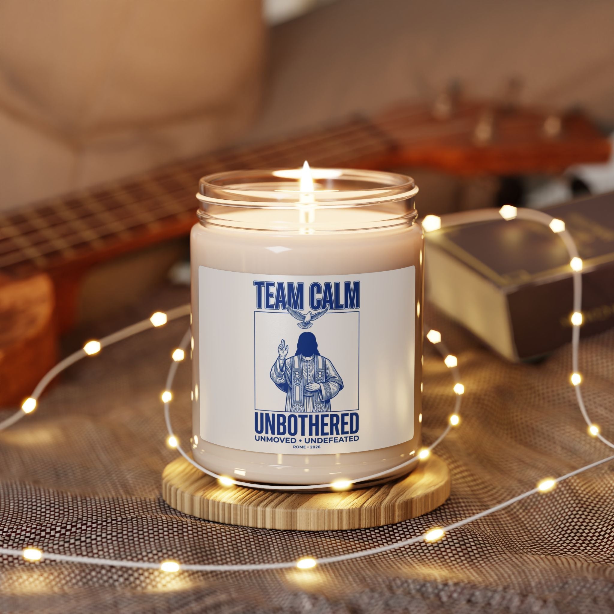 Team Calm Unbothered Soy Candle, 9oz | Quiet Power, Spiritual Symbolism