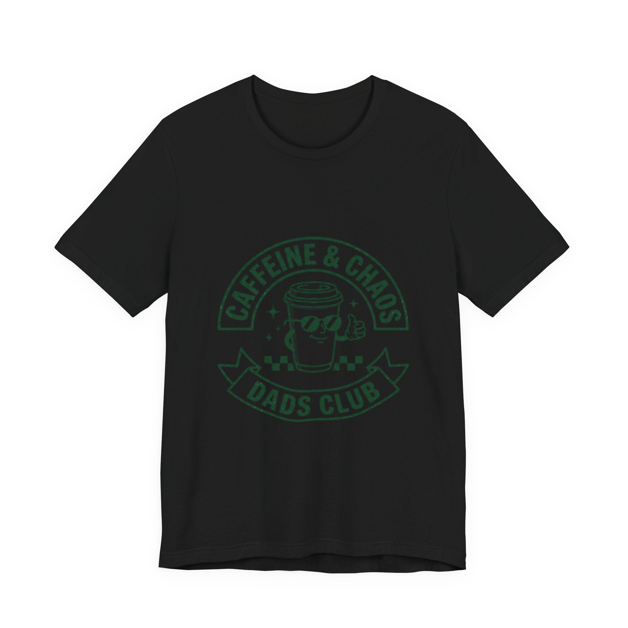 Caffeine & Chaos Dads Club Tee | Dad Identity, Vintage Typography