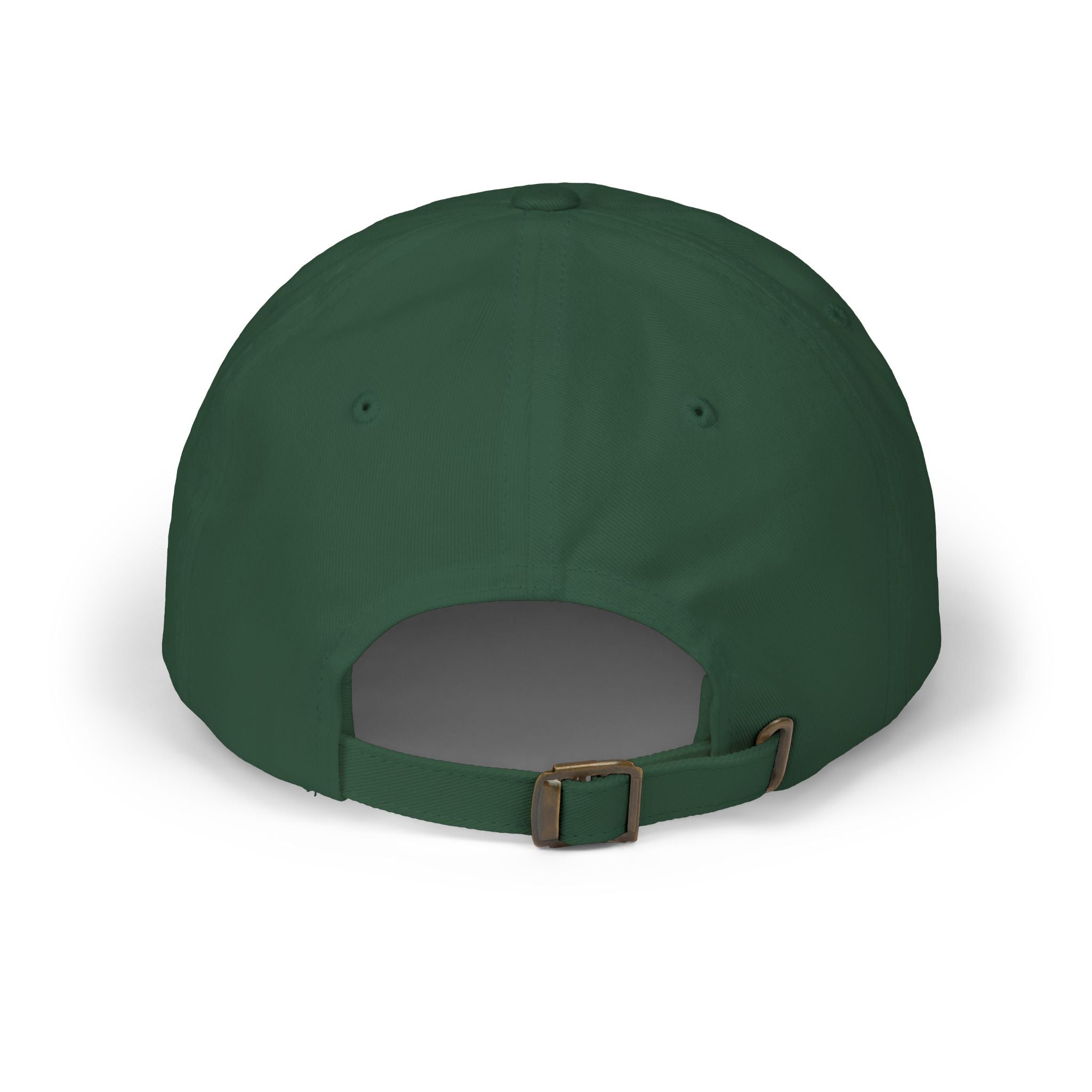 Monogram 'M' Dad Cap – Minimalist Leather Patch Baseball Hat