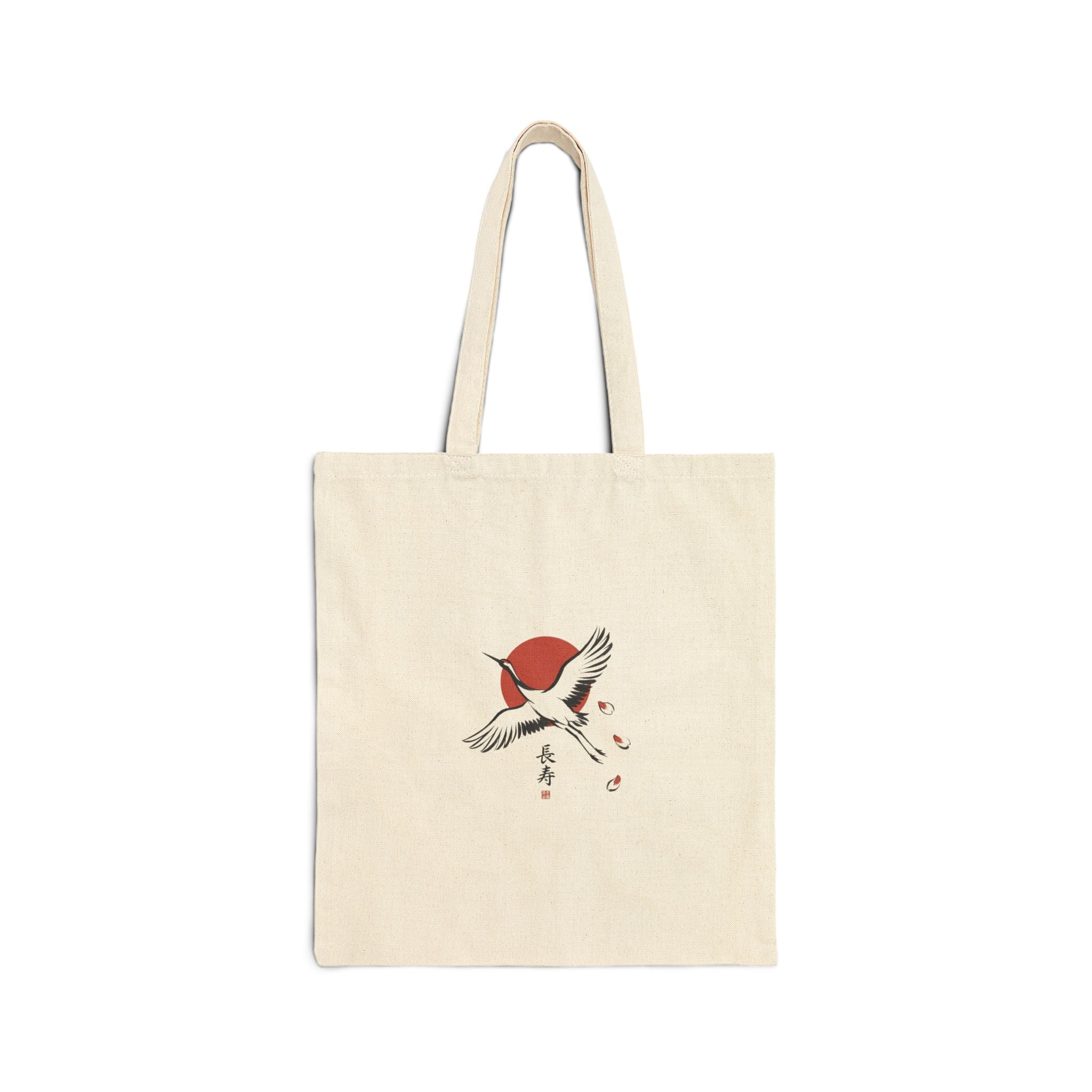 Rising Crane with Red Sun Tote | Japanese streetwear, sakura vibes