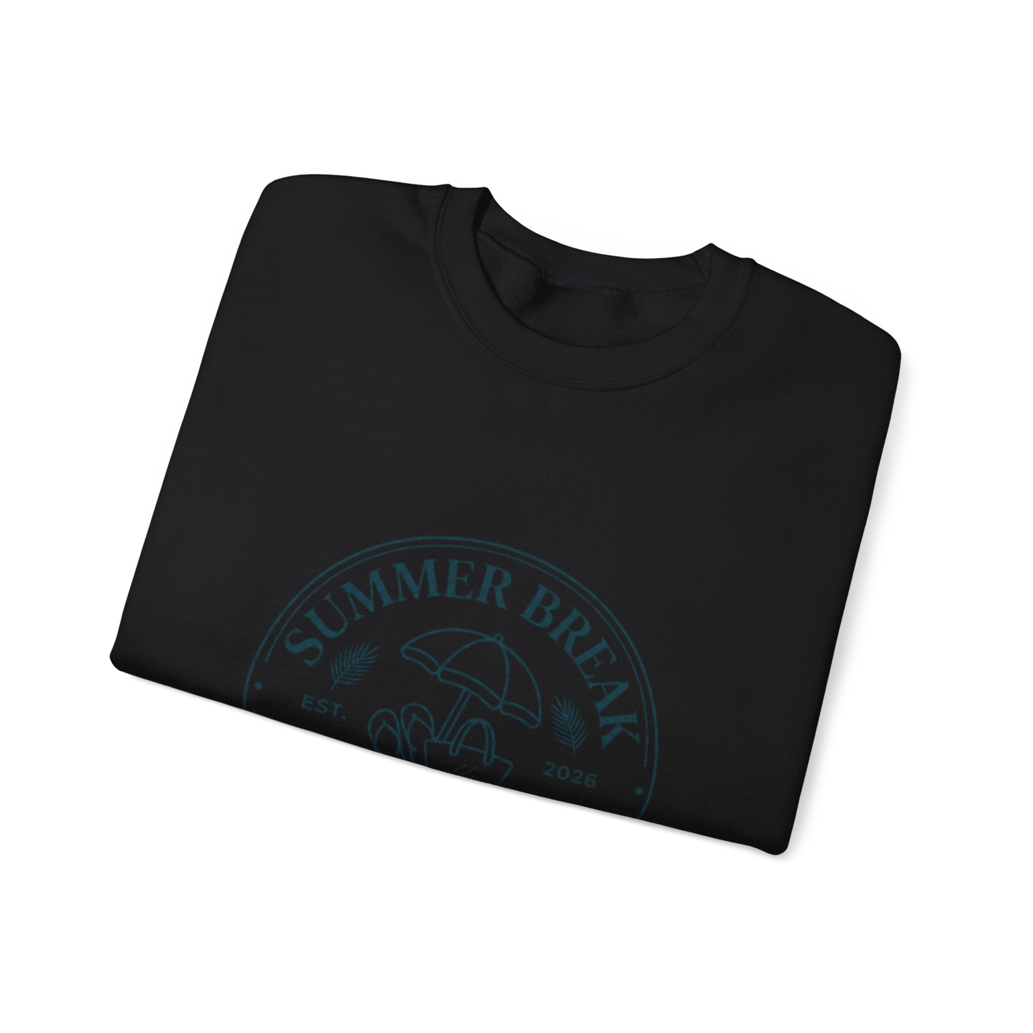 Summer Break Staff Club Sweatshirt | Teacher Last Day of School, Retro Beach Badge