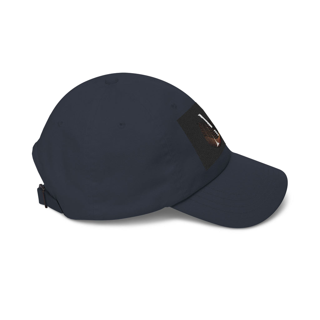 Monogram 'M' Dad Cap – Minimalist Leather Patch Baseball Hat