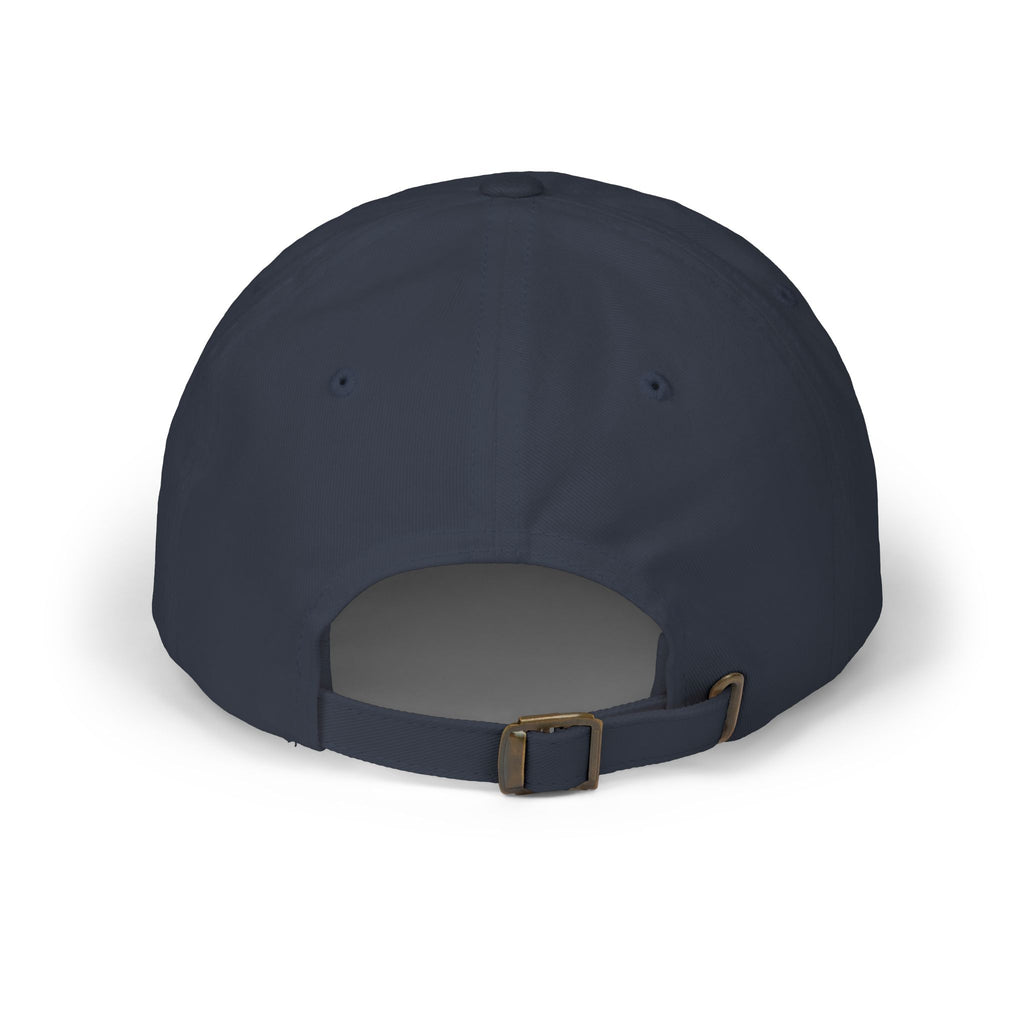 Monogram 'M' Dad Cap – Minimalist Leather Patch Baseball Hat