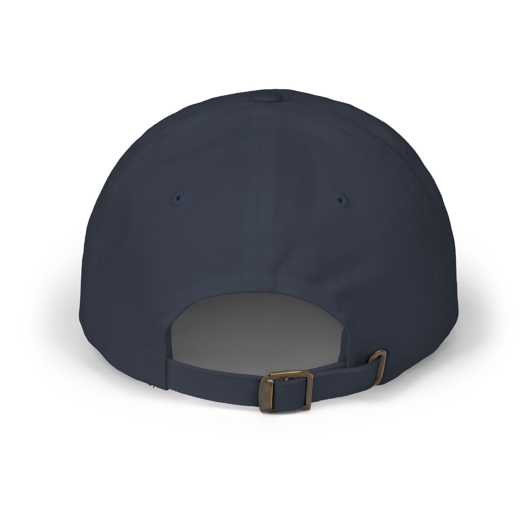 Monogram 'M' Dad Cap – Minimalist Leather Patch Baseball Hat
