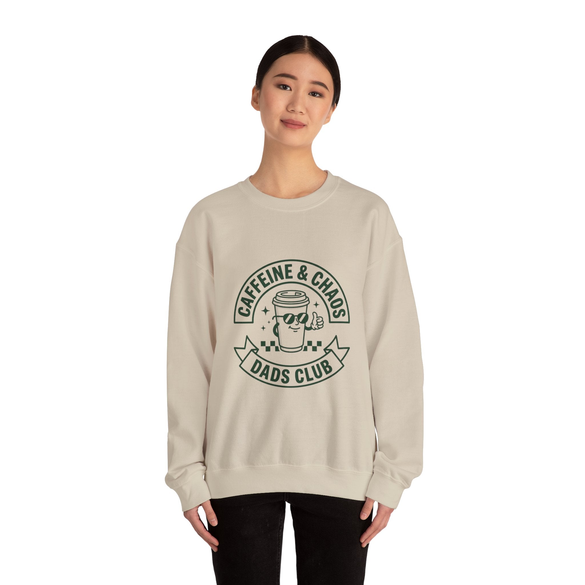 Caffeine & Chaos Dads Club Sweatshirt | Dad Identity, Vintage Streetwear