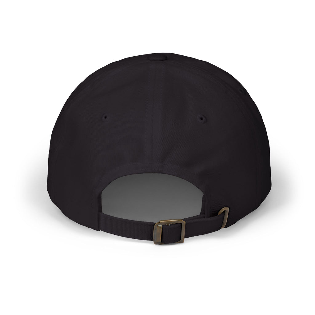 Monogram 'M' Dad Cap – Minimalist Leather Patch Baseball Hat