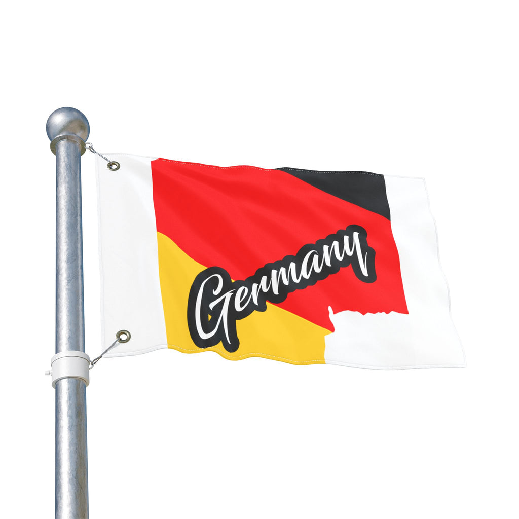 Germany Flag - Double-Sided Decorative Flag (Bold Script Design)
