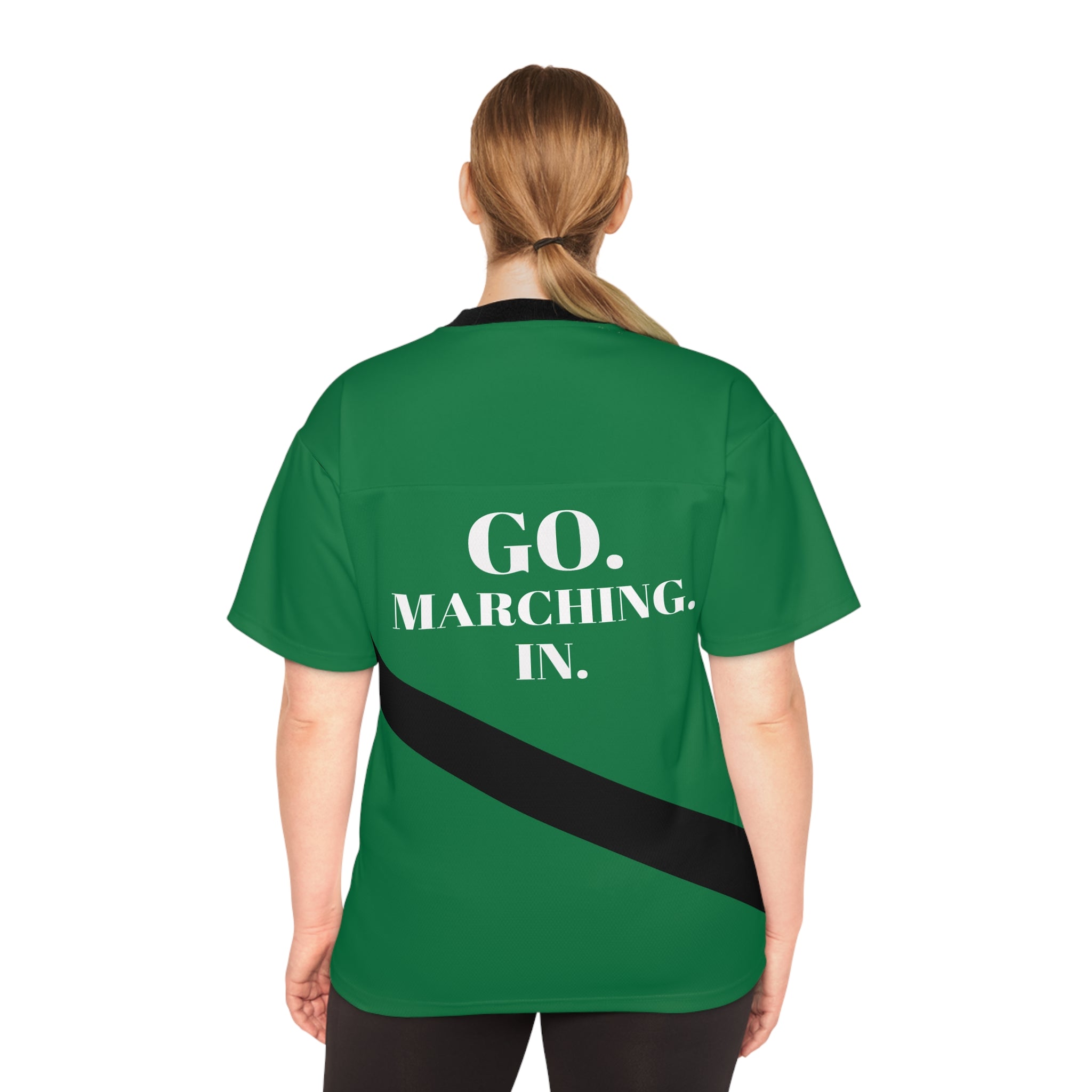 Argyle Football Pilgrimarmy Jersey — Green Fan Football Jersey (“GO. MARCHING. IN.”)