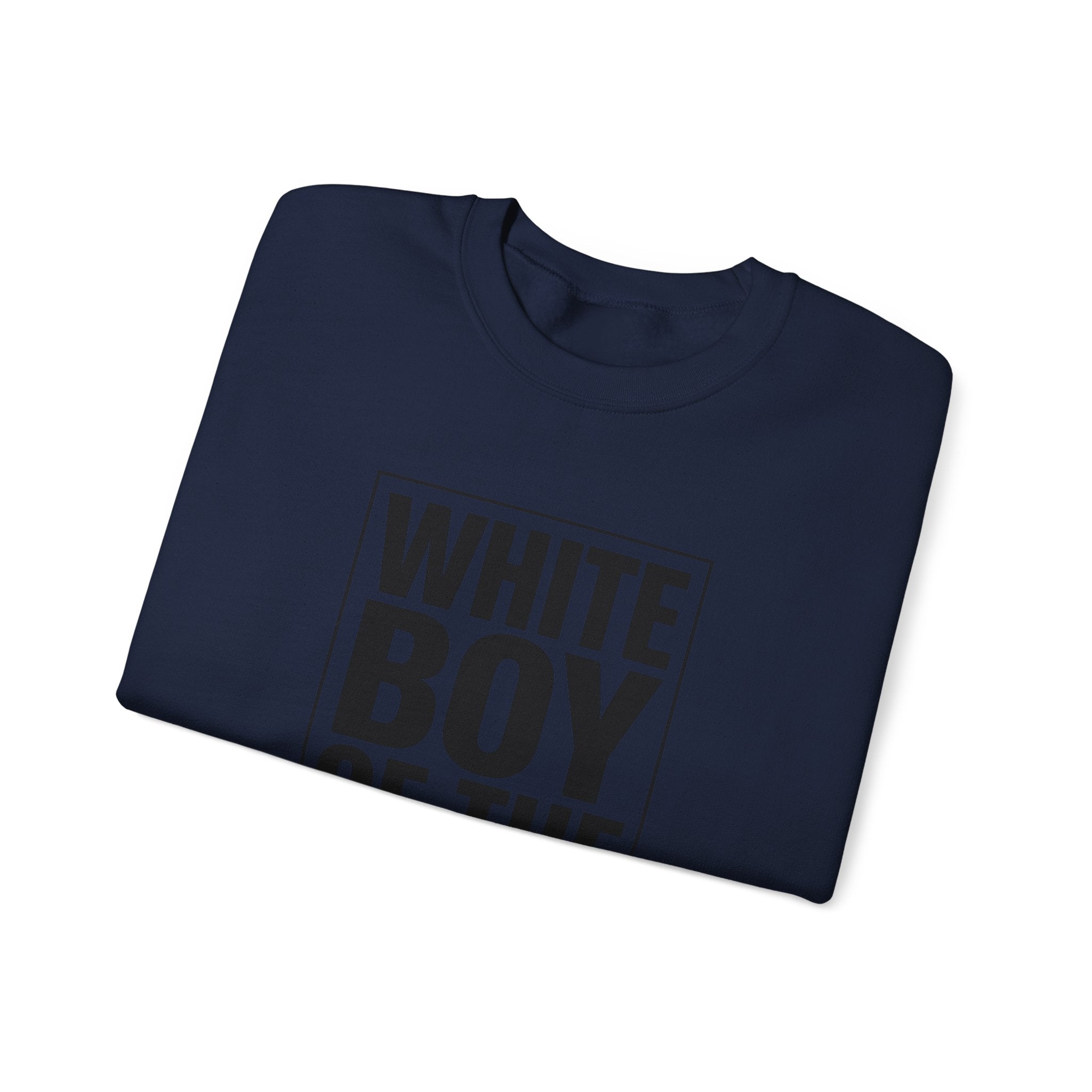 White Boy of the Year 2026 Sweatshirt | Meme Irony, Bold Text